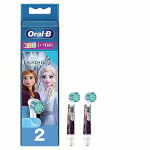 Oral-B toothbrush heads Frozen II, 2pcs, White EB-10 2K Frozen II