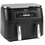 Ninja AF300 Dual Zone Air Fryer, 3.8L + 3.8L, Black AF300EU