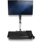 Startech Height Adjustable Monitor Arm & Padded Keyboard Tray, 13-30" WALLSTSI1