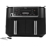 Ninja AF451 Foodi MAX Dual Zone Air Fryer, 4.75L + 4.75L, Black AF451EU