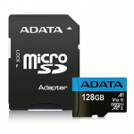 ADATA microSDXC, 128GB + SD Adapter AUSDX128GUICL10A1-RA1