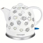 Concept ceramic kettle RK0010NE, White RK0010NE