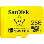 Sandisk Nintendo Cobranded, microSDXC, 256GB, UHS-I, U3, V30 SDSQXAO-256G-GNCZN