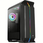 Aerocool Gladiator Duo, Tempered Glass, Black ACCM-PB27033.11