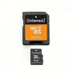 Intenso microSDHC, 8GB, Class 4 +Adapter 3403460
