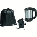 Clatronic travel kettle WKR 3624, Stainless steel/Black 263729