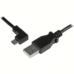 Startech USB-A to Micro USB, Angle, 0.5m USBAUB50CMLA