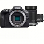 Canon EOS R100 + 18-45mm + 55-210mm, black 6052C023