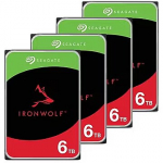 Seagate 6TB, 5400rpm, 256MB, SATAIII, IronWolf, CMR, Air, 4 Pack ST6000VN006_4