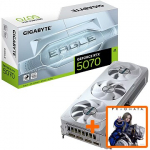 Gigabyte GeForce RTX 5070, 12GB GDDR7, EAGLE OC ICE SFF (DLSS 4) GV-N5070EAGLEOC ICE-12GD