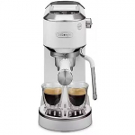 DeLonghi Dedica Duo, white - Manual espresso machine EC890.WI