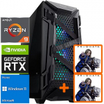 TopPC AMD Ryzen 9 Gaming Powered by ASUS, Ryzen 9 5950X, 32GB (2x16) DDR4, GeForce RTX 5080, 2TB NVMe Gen4, Windows 11 Home DATK231-1282359