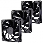 Phanteks M25-140, 3 Pack, Black PH-F140M25_PWM_BBK01_3P