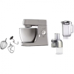 Kenwood Chef XL food processor KVL4140S silver, 1,200 watts, with mixing attachment and vegetable cutter 0W20011178