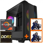 TopPC AMD Ryzen 7 (Zen 5) Compact GMNG, 750W, Ryzen 7 9800X3D, 360mm AIO, 32GB (2x16) DDR5, GeForce RTX 5070 DATK405-1388459