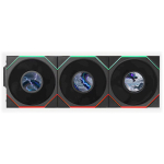 Lian Li UNI FAN TL120 LCD FLEX, Black, 3 Pack 12TLLCD1F3B