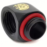 Bitspower G1/4" Carbon Black 90-Degree IG1/4" Extender BP-CBWP-C39