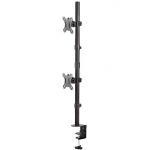 Newstar Vertical dual monitor desk mount, 10-32" FPMA-D550DVBLACK
