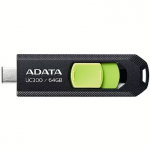 ADATA UC300, 64GB, Black & Green ACHO-UC300-64G-RBK/GN