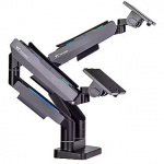 Thermaltake Dual RGB Gaming Monitor Arm, 17"-35" GEA-MSR-DMSBLK-01