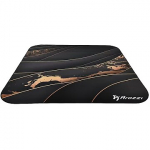 Arozzi ZONA Square Floor Pad, Black/Gold AZ-ZONA-QTRO-BKGD