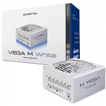 Chieftec VEGA M White, 1000W, 80PLUS Gold, ATX 3.1, PCIe 5.1 PPG-1000-CW