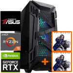 TopPC AMD Ryzen 9 Gaming Powered by ASUS, Ryzen 9 5950X, 32GB (2x16) DDR4, GeForce RTX 5080, 2TB NVMe Gen4, no OS DATK231-1282360