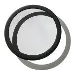Demciflex Dust Filter, Round 200mm, Black/Black DF0020