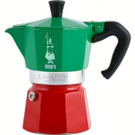 Bialetti Moka Express Tricolore, Red/Green - 6 cups 5323