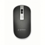 Gembird MUSW-4B-06-BS, Wireless, Black/Silver MUSW-4B-06-BS