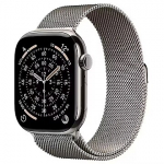 Apple Watch Series 11, GPS + Cellular, Natural Titanium, Milanese Loop (M/L)  - 46mm MFD04MP/A