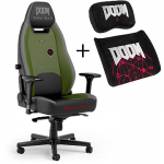Noblechairs LEGEND Doom Gaming Chair + Doom Memory Foam Cushion GABU-815