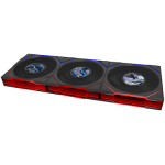 Lian Li UNI FAN TL120 LCD FLEX, Reverse Blade, Black, 3 Pack 12RTLLCD1F3B