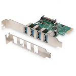 Digitus Add-On Card USB3.0 PCI Express, 4xUSB3.0, Chip: VL805 DS-30221-1