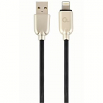 Gembird Premium Rubber, USB-A to Lightning, 2m CC-USB2R-AMLM-2M