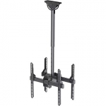 Newstar TV/Monitor Ceiling Mount for Dual Monitors, 32-60" NM-C440DBLACK