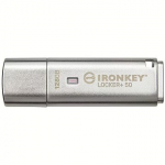 Kingston Ironkey Locker + 50, AES Encryption, 128GB, Silver IKLP50/128GB