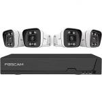 Foscam FNA 108 E B4 2T, set (black/white, FNA108E 8-channel NVR, 4x V8EP camera) FNA 108 E B4 2T bk