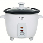 Adler Rice Cooker | AD 6418 | 300 W | 0.6 L | Number of programs 2 | White AD 6418