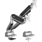 Ergo Office Universal Ergo Office Dual Monitor Desktop Mount, Gas Spring 17"-35" 15kg, VESA 75x75 / 100x100, ER-446 CEN-74685