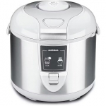 Gastroback Design rice cooker Pro, 5L, White/Silver 42518