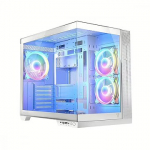 Modecom Volcano Apex 3F, Panoramic Tempered Glass, White AT-PANORAMA-3F-ARGB-20-000000-0002