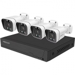 Foscam FNA 108 E B4 2T, set (black/white, FNA108E 8-channel NVR, 4x V8EP camera) FNA 108 E B4 2T wh