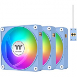 Thermaltake CT140 EX Reverse ARGB Sync, Hydrangea Blue, 3 Pack CL-F199-PL14BU-A