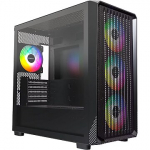 Montech X5M, Tempered Glass, Black X5M (B)