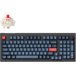 Keychron V5 Max RGB - US Layout - Hot-Swappable Gateron Jupiter Red Wireless Keyboard V5M-D1