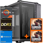 TopPC AMD Ryzen 7 (Zen 4) TUF Gaming Powered by ASUS, Ryzen 7 7800X3D, 32GB (2x16) DDR5, 2TB NVMe Gen4, Windows 11 Home DATK323-1460563