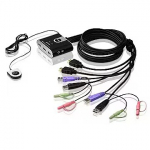 Aten CS692 2-Port USB HDMI KVM Switch, Audio 2.1, Remote port selector (1.8m) CS692-AT