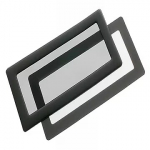 Demciflex Dust Filter, Rectangular 2x40mm, Black/Black DF0077