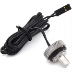 Bitspower G1/4" Silver Shining Temperature Sensor Stop Fitting BP-WTP-CT